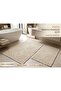 Double Bath Mat Cotton Non-Slip Base Rectangular Bath Mat