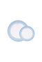 طقم كيك نيلا 7 قطع لـ 6 أشخاص باللون الأزرق - 3