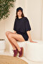 Women's 100% Cotton Oversize Fit Crew Neck Basic T-Shirt - 5