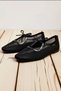 Women's Mesh Textured Angled Design Mary Jane Ballerinas Flat Heel Comfortable Cut Daily Modern Stylish Comfortable
