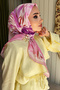 Magnolia Flower Aqua Soft Scarf - 4