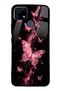 Realme C25 Pink Galaxy Butterfly Design Glossy Phone Case