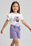Polka Dot Bow Detailed Girls' Two-Piece Set - 26Y 0711