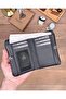 Genuine Leather Card Holder Zippered Small Women's Wallet 2152 - 2
