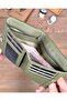 Genuine Leather Card Holder Zippered Small Women's Wallet 2152 - 4
