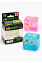 Crystal Cube Squeeze Ball Fruit Sticker Stress Toy, Super Solid Squish Sensory Fidget - 5