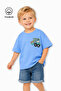 Tractor Printed Casual Short Sleeve Summer Boy's T-Shirt