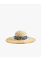 Ribbon Detailed Straw Hat