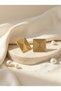 Geometric Square Earrings Gold Color Women Minimal Elegant Design Jewelry - 2