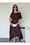 Asymmetrical Skirted Modal Suit - 5