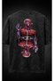 Tool Washed Oversize T-Shirt with Front and Back Print Progressive Metal Washed Tshirt - 3