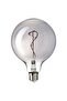 MOLNART LED bulb E 27 140 lumen, globe grey clear glass, 125 mm