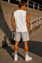 100% Cotton Oversize Sleeveless Men's Shorts Set Printed Premium Summer Comfortable Fit - 4