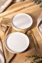 Matte White Gold Mesh Stackable Cake Plate 21 cm 4 Pieces - 3