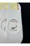 6 Pieces of Bamboo 100% Natural Nylon-Free Solid Colored Silicone Indoor Ballet Socks - 3