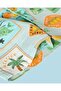 Infant Boys Green Printed Mandarin Shirt - 3