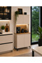 Coffee Cabinet Coffee Corner Kitchen Coffee Station Multi-Purpose Cabinet with Led Lighting - 2