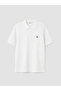 Esvab • Modern & Distinctive Devrik Roba Collar Embroidered Men's T-Shirt