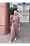Summer Oversize Tiril Tiril Draped Modal Pique Shalwar Set - 5