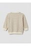 Lcw Baby Ecru Crew Neck Striped Baby Boy T-Shirt - 2