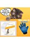 Cat Scratch Clear Double-Sided Deterrent Tape pad sheet,Furniture Protector, Residue, Clear Double Sided Anti Scratch Cat Deterrent Training Tape, Cat Sticky Paws Tape - 2