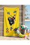 Girl's Beach Towel and Swim Ring Sea and Pool Towel Inflatable Lifebuoy