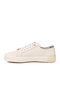 Cream Genuine Leather Memory Sole Men's Casual Shoes Alfa 5404 m - 2
