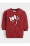 Girls Red Candy Print Long Sleeve Dress with Heart Print Leggings – 2-Piece Set - 4