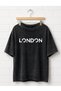 Acid Washed Oversize Unisex T-Shirt Washed Vintage Street Style Street Fashion Cotton Comfortable Fit Daily Wear T-Shirt