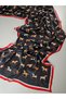Horse Figure New Season Voile Silk Shawl Accessory Shoulder Shawl Foulard - 3