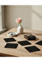 Set of 6 Wooden Square Coasters - Decorative Coffee Presentation (10X10 cm) - 2