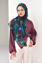 Organic Cotton Viscose Scarf Special Design Tie-Dye Floral Lightweight Stylish