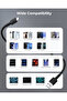 كابل Impulse AC 15W بطول 0.90 متر. كابل USB-A إلى USB-C مجدول من نوع DTY - 6