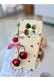 Redmi Note 14 Pro 4g Compatible 3D Charm Cherry Design Silicone Case with Toy - 4