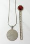 Silver Color Ayetel Kürsi & Hilye-I Şerif Written Italian Chain Stainless Steel Necklace - 5
