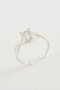 خاتم ZENGEMTR Infinity Single Stone (150249) - لون فضي