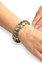 Natural Pyrite Stone Bracelet 546-2 - 2