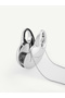 Silver Shk320 Heart Shaped, Metallic Look, Evening Dress, Clutch, Hand and Shoulder Bag - 4