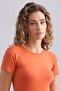 Egyptian Modal by Tencel Victoria Crew Neck Undershirt / T-Shirt Rust Red - 4