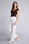 Wide Leg Regular Waist Straight Leg Trousers H1921Ax26Sm - 2