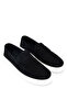 Men's Genuine Leather Black Nubuck Loafers - 2