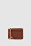 Nook Zippered Charm Card Holder Brown - 2