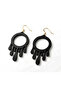 Droplet Hoop Earrings - Women's Minimalist & Lightweight Design Hoop Earrings - 2