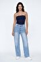 Women's high waist Wide-Leg wide leg jean pants - 4