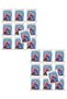 Licensed Frozen Land of Snow 36 Packs in 1 Box (144 Stickers+36 Cards) Sticker Ltd Edition - 6