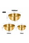 Stainless Gold Steel 3-Piece Whisk and Mixing Bowl Set - 3