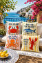 Ays Home Denizden Set of 4 Throw Pillow Covers (Double Sided Printed 43 X43) - 2