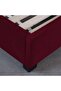 HERCOLINA BASE VELVET MAROON 180X200 CM - 4