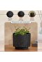 Aspen Terracotta Planter 14x14x12cm - Black - 5