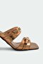 Jodie Buckle Detailed Women's Jodie Heeled Slippers - 4